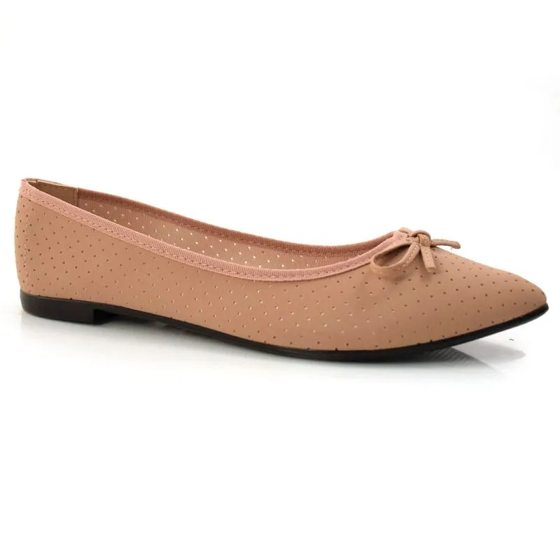 Sapatilha Feminina de Bico Fino Moleca Bege 5727.115.14808 34