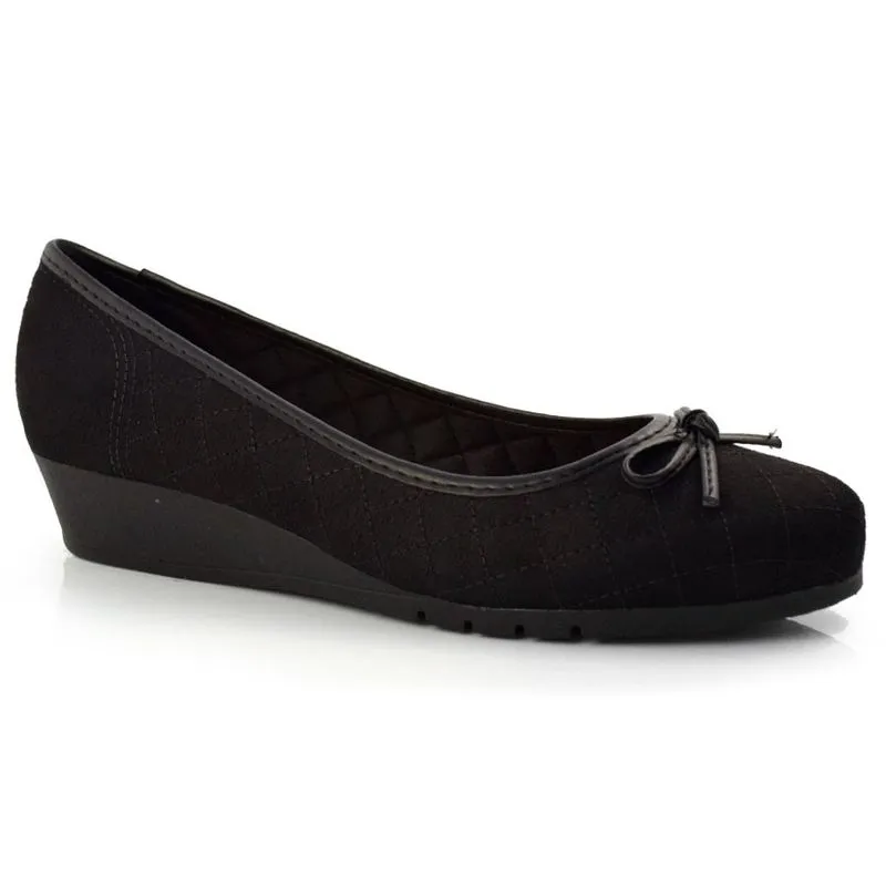 Sapatilha Feminina Moleca Preto 5156705-7324 35