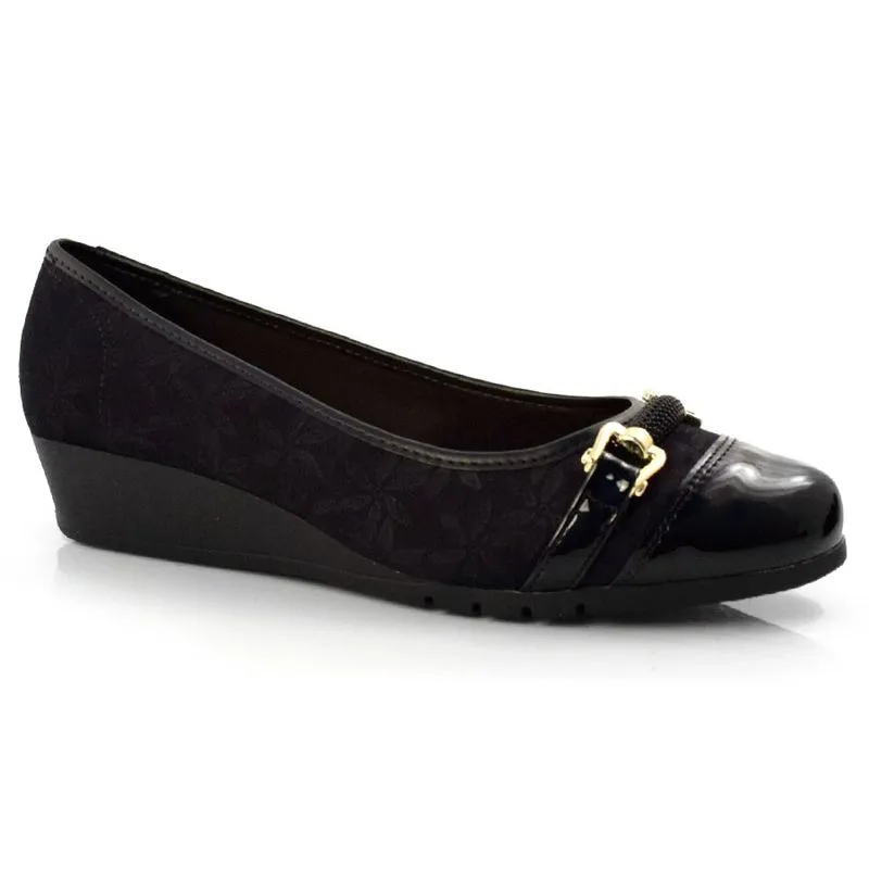 Sapatilha Feminina Moleca Preto 5156775-24253 40
