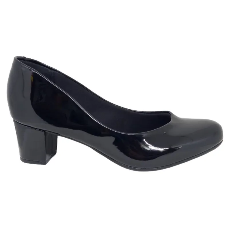 Sapato Scarpin Beira Rio Salto Baixo Conforto Social Casual