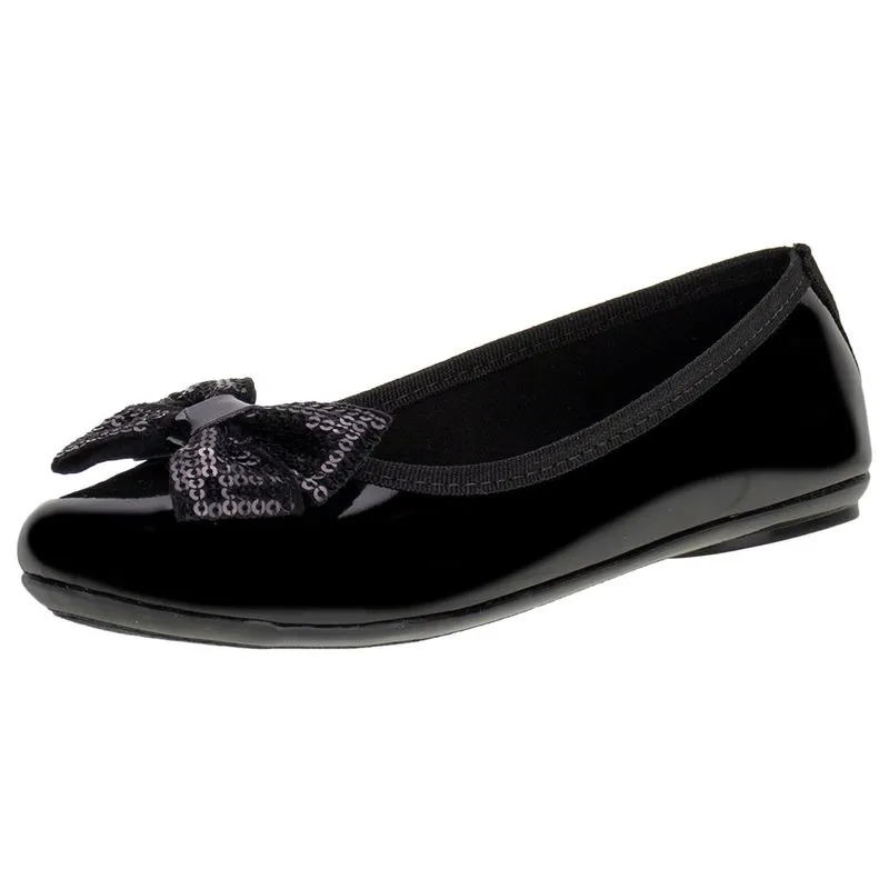 Sapatilha Infantil Feminina Molekinha - 2502390 VERNIZ/PRETO 33