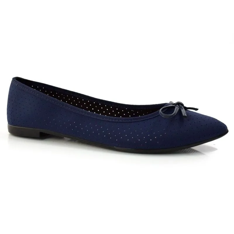 Sapatilha Feminina de Bico Fino Moleca Azul 5727.115.14808 37
