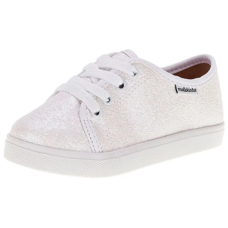 Tênis Feminino Infantil Molekinha - 2118563 BRANCO 18