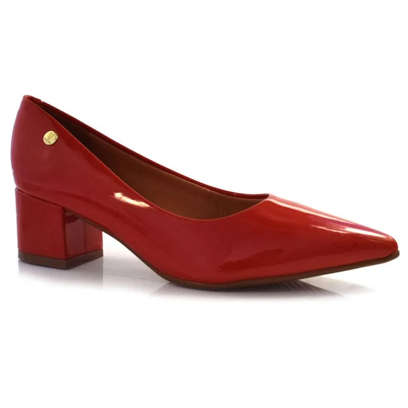 Scarpin Feminino com Salto Bloco Vizzano Vermelho 1220.315.13488 36