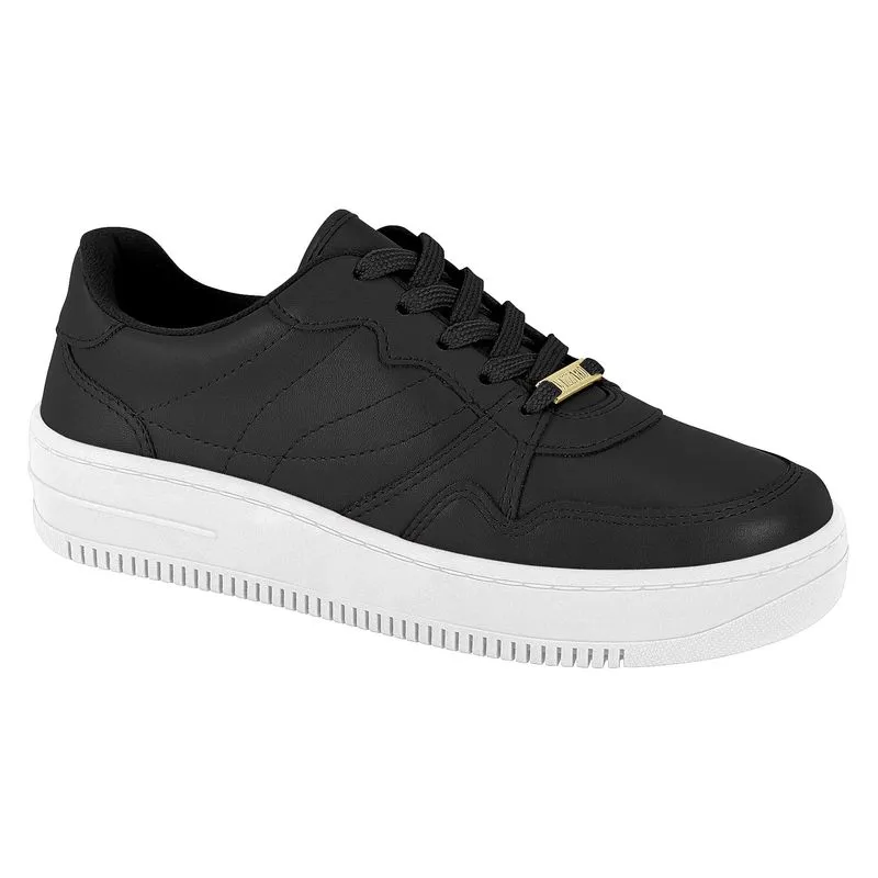 Tênis Casual Vintage Branco e Preto Vizzano Feminino 39