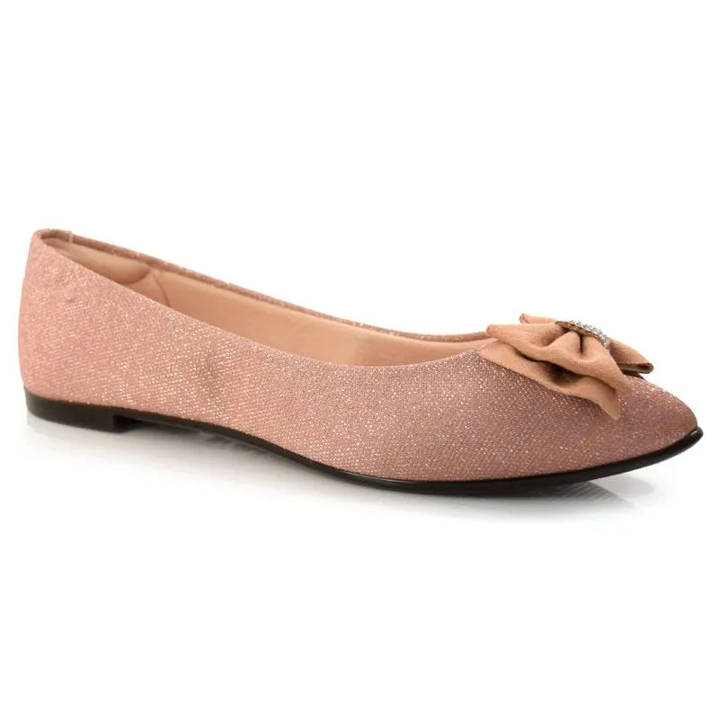 Sapatilha Feminina com Bico Fino Moleca Rosa 5635.856.24341 36