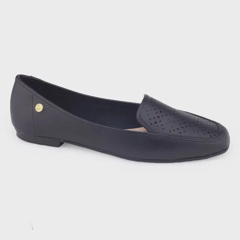 Sapatilha mocassim Casual Feminino Moleca 5737.208 rasteira