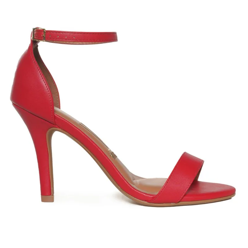 Sandália Lace Up Vizzano Rubro Feminina Vermelha 34