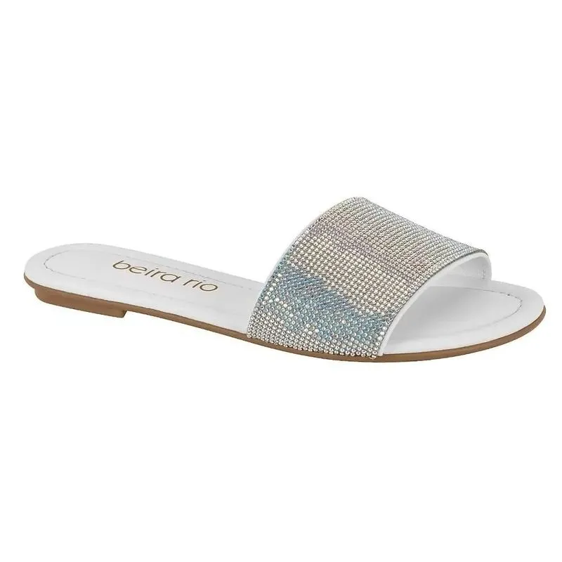 Chinelo beira rio feminino slide com strass super confortável E estiloso