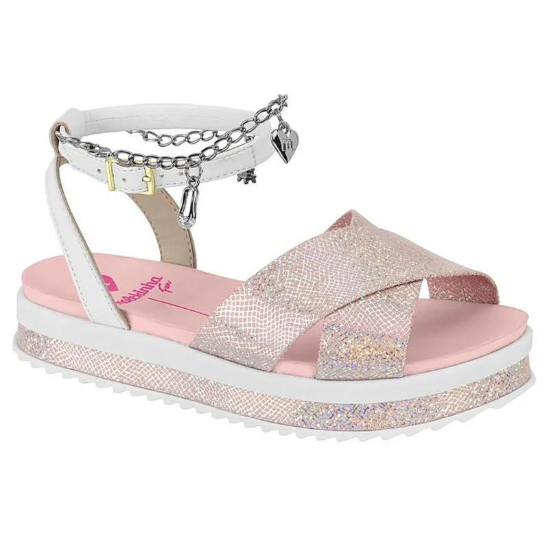 Sandália Flat Infantil Molekinha, Rosa 2305.1548.24802 35