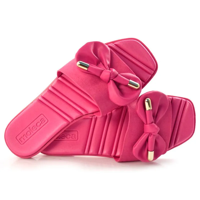 Tamanco Rasteira Feminino Moleca Rosa 5471.204.5881 37