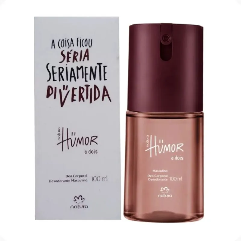 Desodorante Deo Corporal Humor a Dois Masculino Natura 100ml