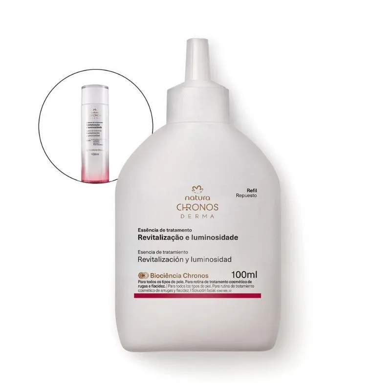 Refil Essência de Tratamento Revitalização e Luminosidade Chronos Derma 100 ml