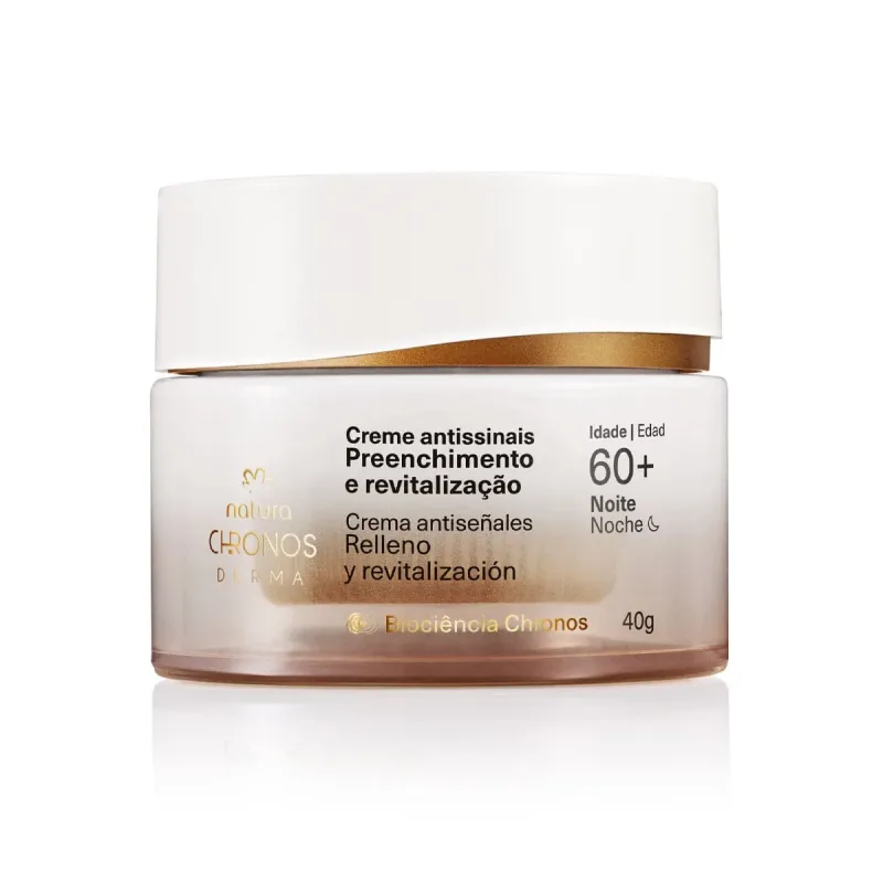 Creme Facial Antissinais Noite Chronos 60 Natura 40g