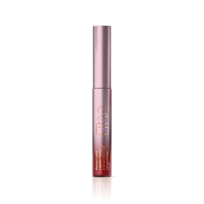 Batom Líquido Matte Intransferível Una 7 ml Vermelho 6M