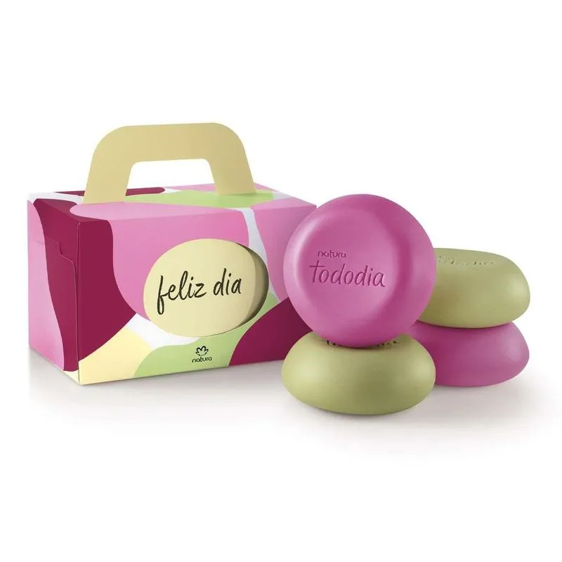 Presente Sabonete Natura Tododia Sortidos 4x90g