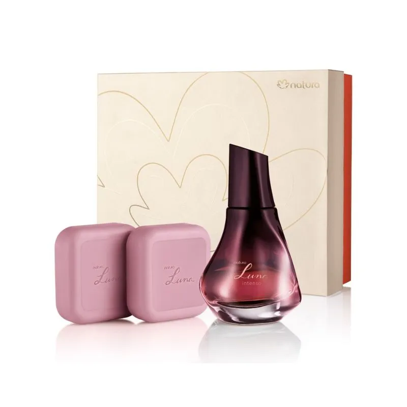 Presente Natura Perfume Feminino Luna Intenso + Sabonetes