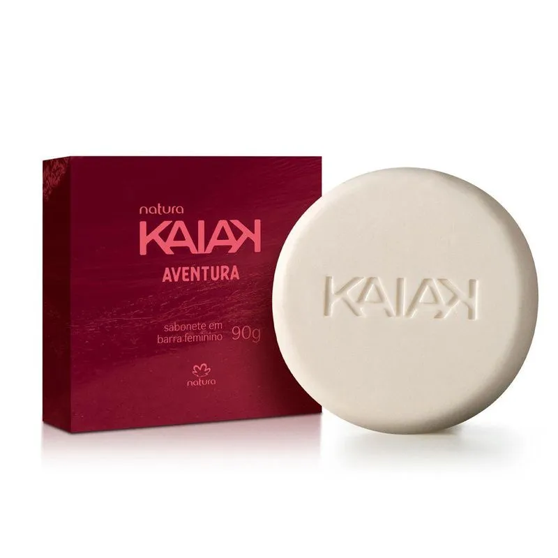 Sabonete Em Barra Puro Vegetal Kaiak Aventura Feminino 90 G
