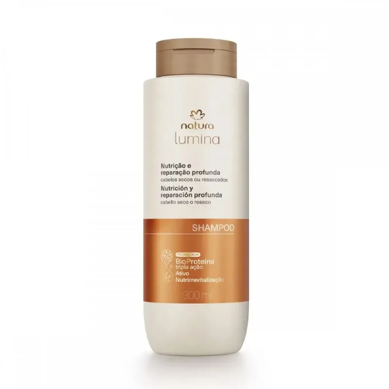Shampoo Nutritivo para Cabelos Secos ou Ressecados Lumina 300 ml