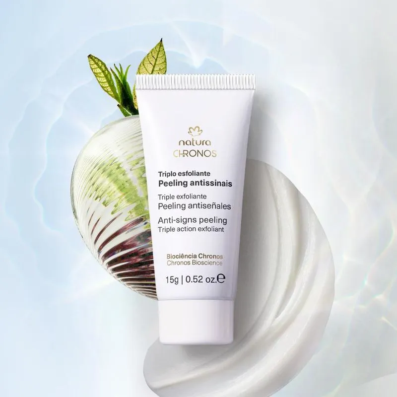 Triplo Esfoliante Peeling Antissinais Miniatura Chronos Derma