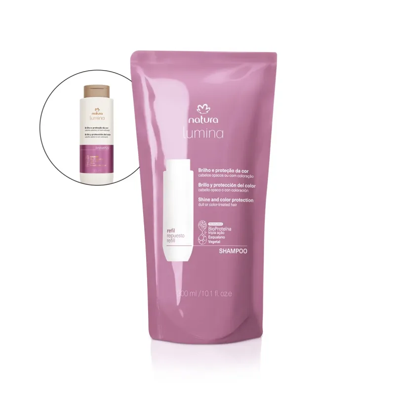 Shampoo Natura Lúmina REFIL - Brilho e Cor 300ml