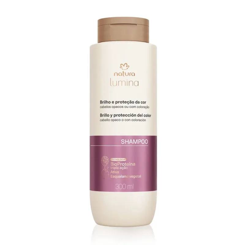 Shampoo Natura Lumina - Brilho e Proteção Da Cor 300ml