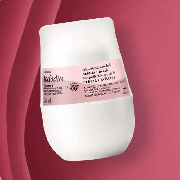 Desodorante Roll-on Tododia Cereja e Avelã 70 ml