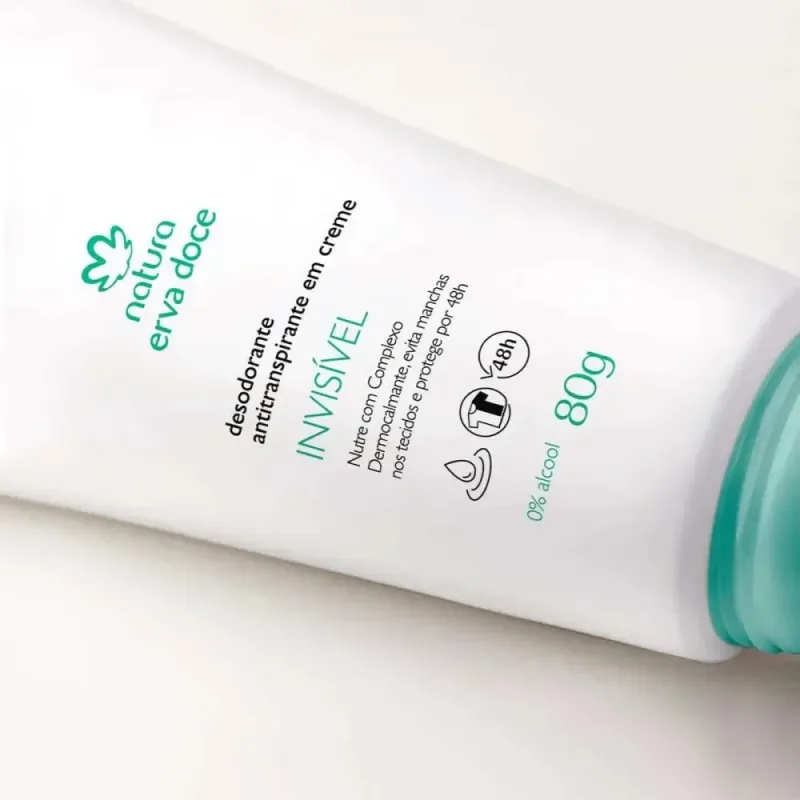 Desodorante Antitranspirante em Creme Erva Doce Feminino - 80g