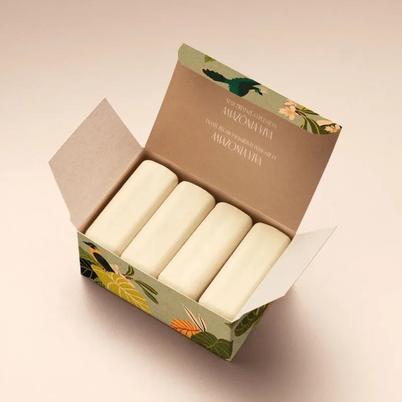 Sabonete em Barra Natura Ekos Priprioca/Breu Branco 4x100g