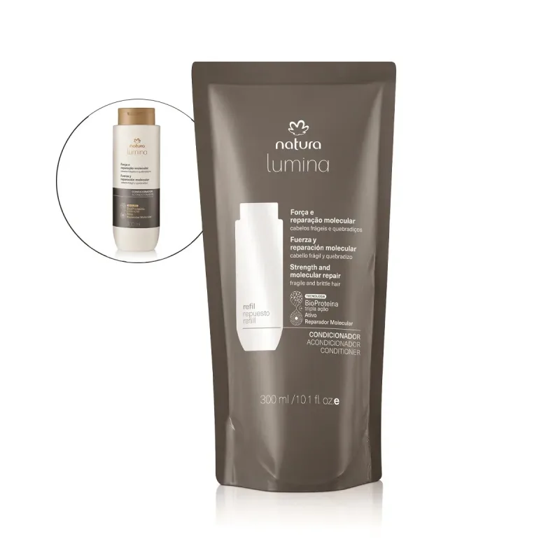 Condicionador REFIL Natura Lúmina - Força e Reparação Molecular 300ml