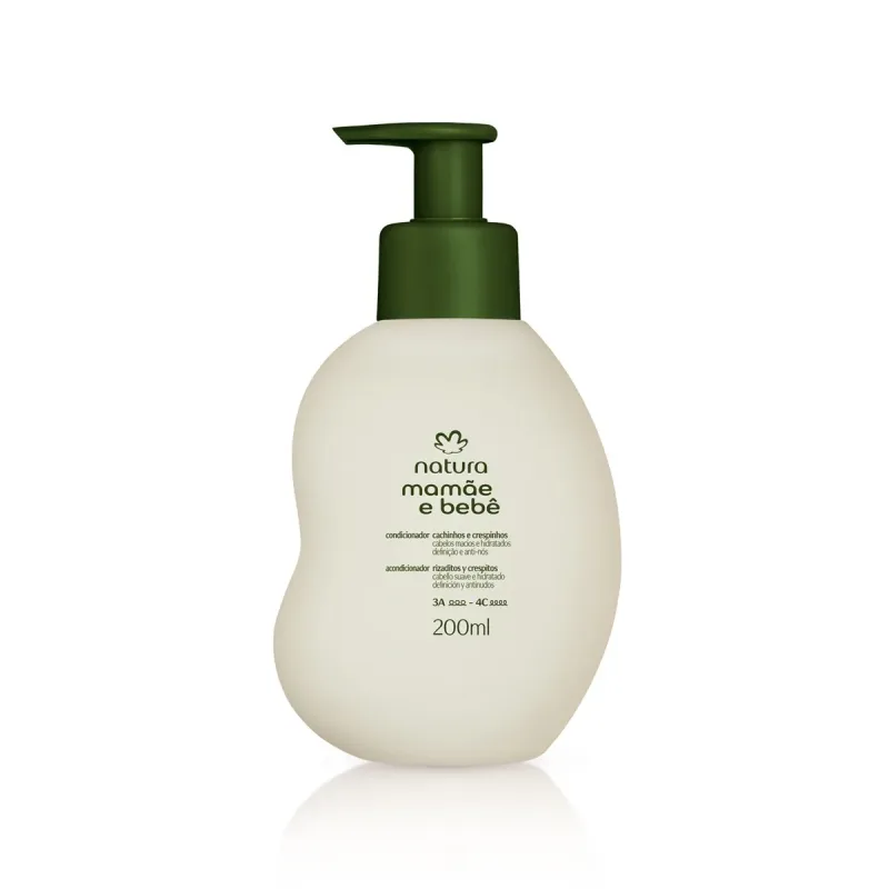 Condicionador Cachinhos e Crespinhos Mamãe Bebê Natura 200ml