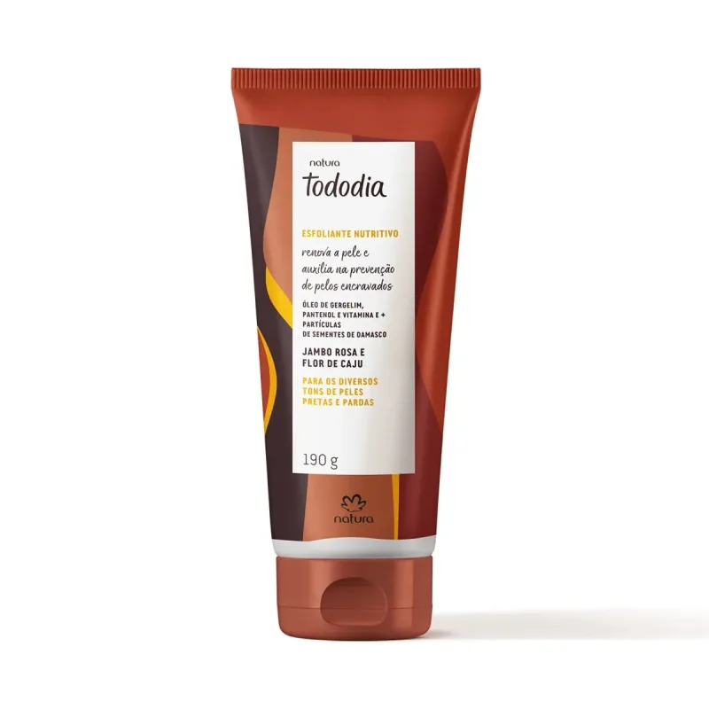 Esfoliante Corporal Nutritivo Natura Tododia - Jambo Rosa e Flor de Caju 190g Validade 02/2027