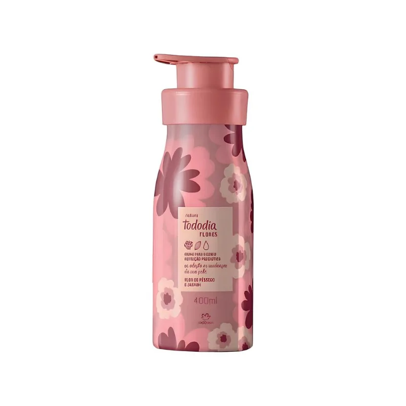 Creme Hidrat. Corporal Tododia Flor De Pêssego/jasmin 400ml