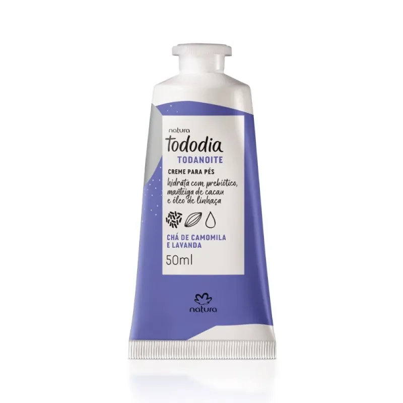 Creme Desodorante Nutritivo para os Pés Tododia Todanoite 50 ml