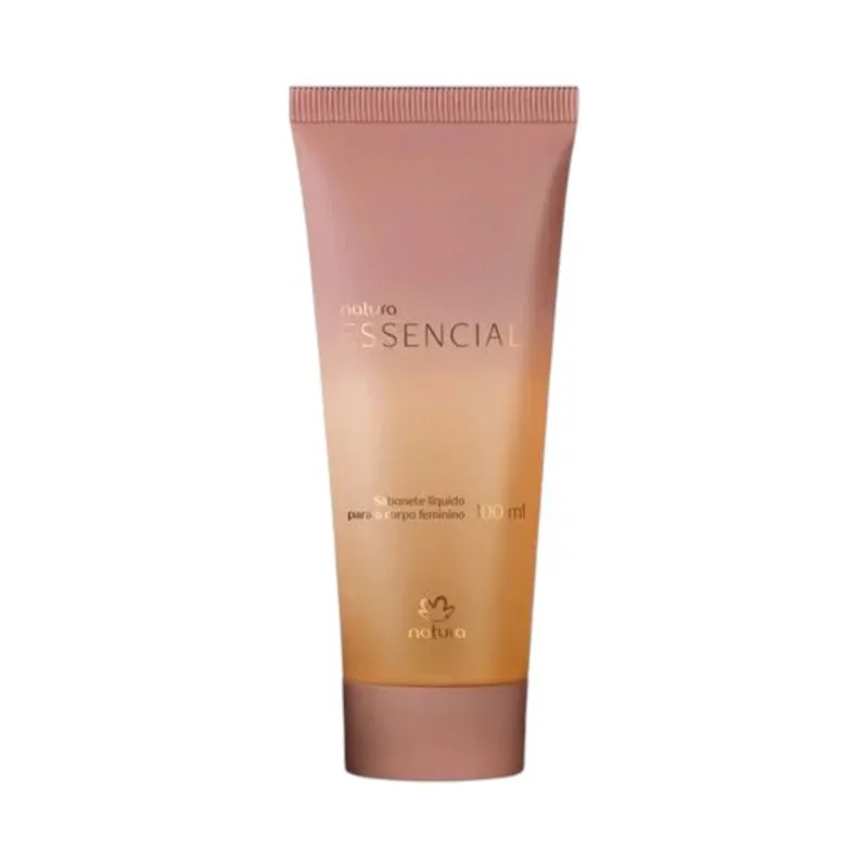 Sabonete Líquido Para O Corpo Feminino Fragrância Floral Intenso Essencial Natura 100ml