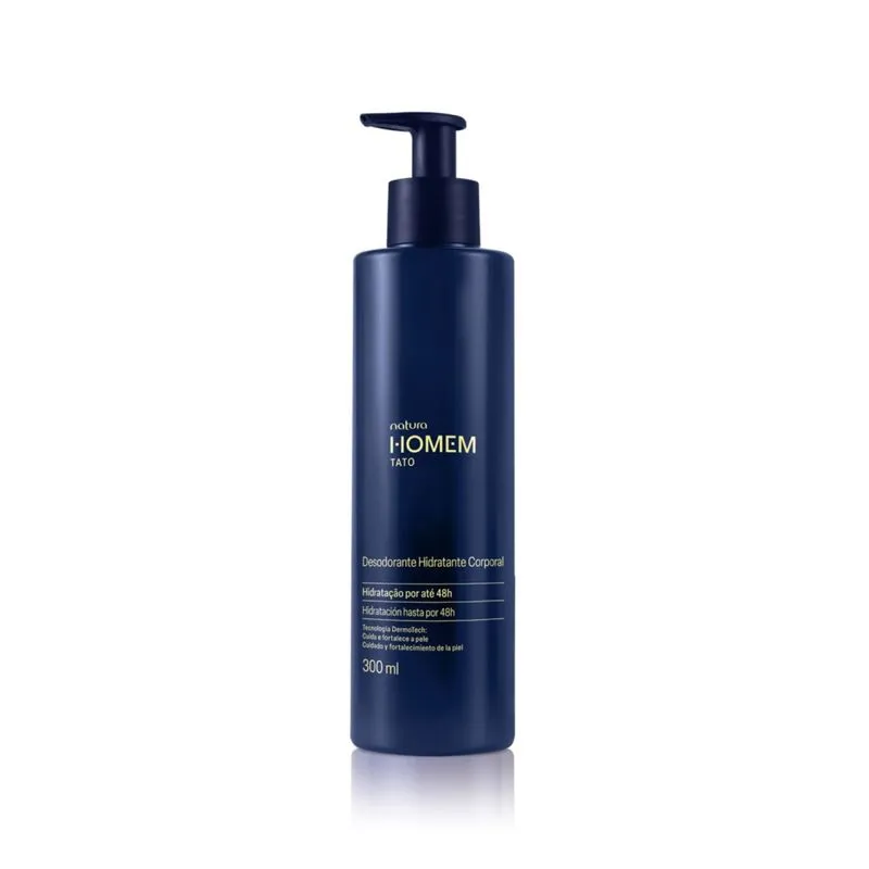 Hidratante Corporal Natura Homem Tato Rápida Absorção 300ml Hidratante Masculino Tecnologia Dermotech