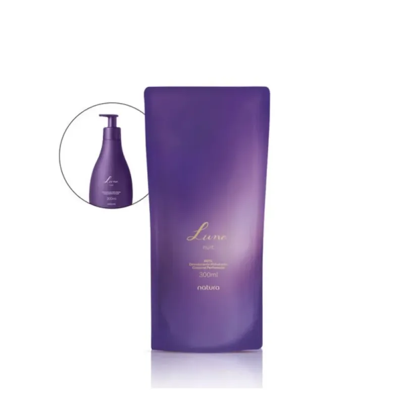 Refil Desodorante Hidratante Corporal Luna Nuit 300 ml