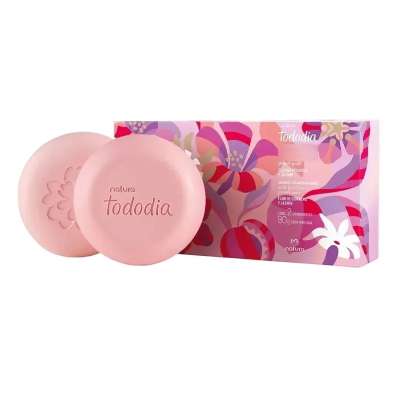Sabonete Em Barra Tododia Flor De Pêssego E Jasmim 2un/90g