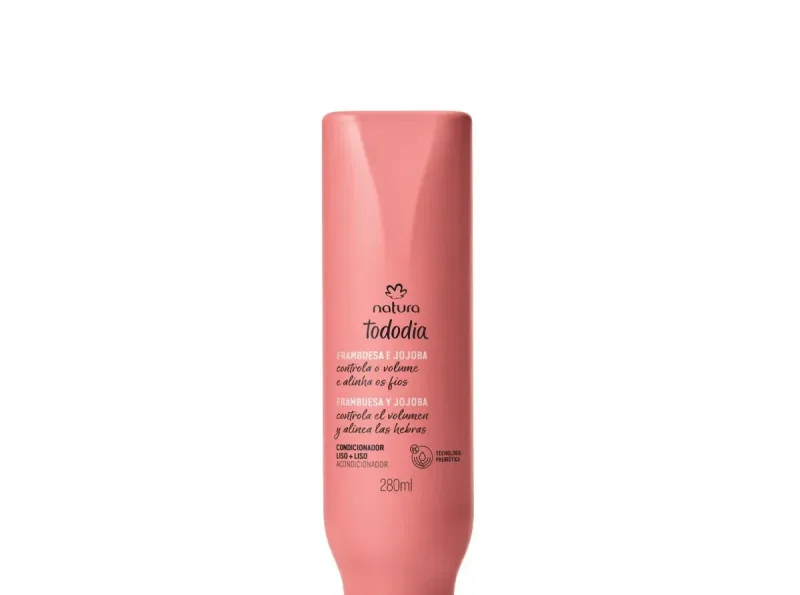 Condicionador Natura Tododia - Liso + Liso Framboesa e Jojoba 280ml
