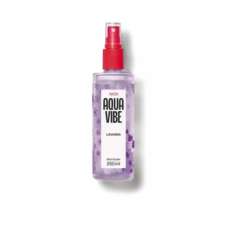 Body Splash Avon Aquavibe Com Válvula - Lavanda 250ml