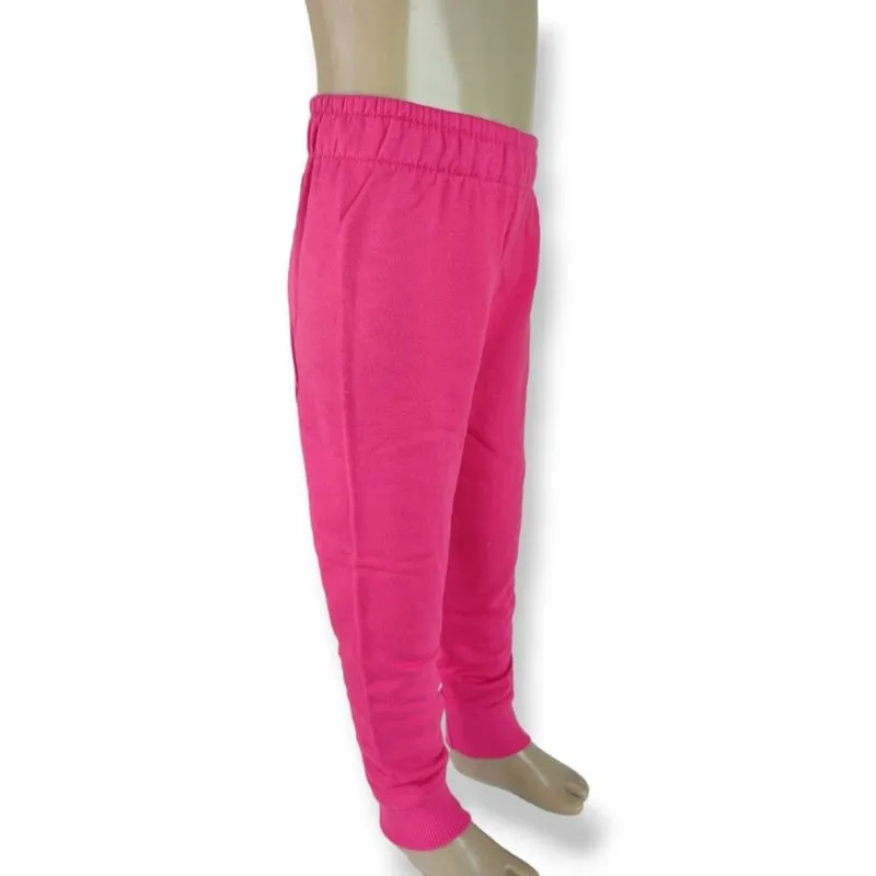 Calça de Moletom Juvenil Menina Kyly com Punho Forrada