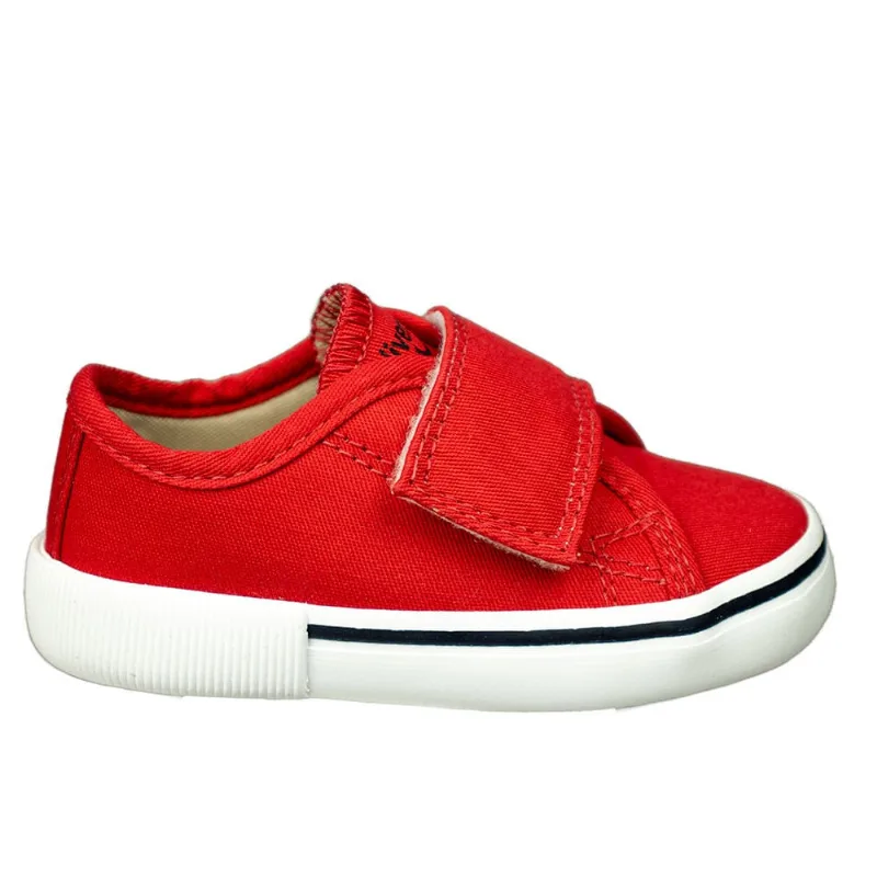 Tênis Diversão Smurf Baby Vermelho Menina 25