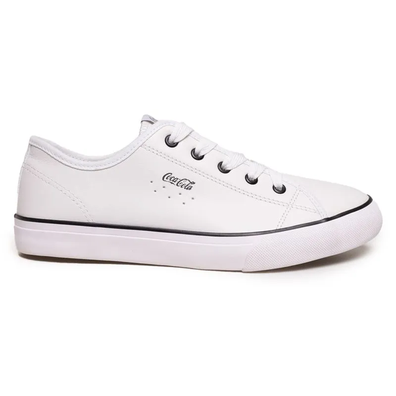 Tênis Coca-Cola Stream Leather Feminino Branco 36