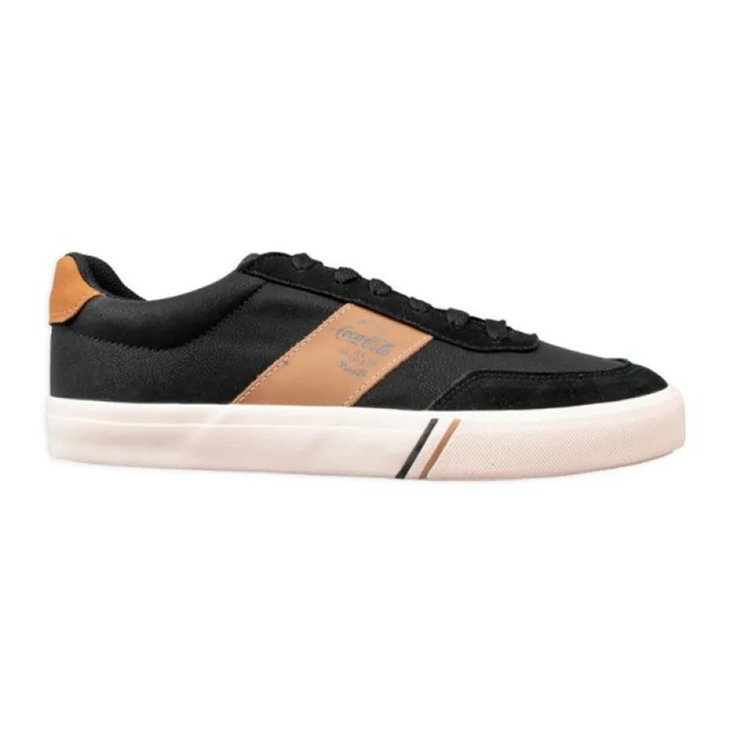 Tênis Coca Cola Cold Masculino Básico Camurça Preto 38 40 / Preto