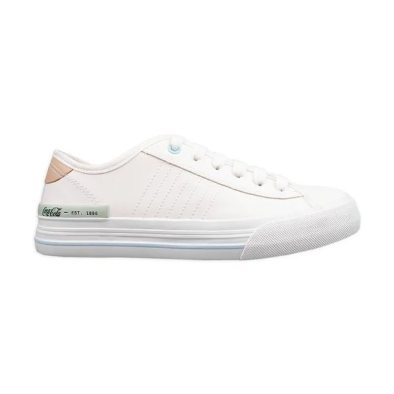 Tênis Coca Cola Verona Town Feminino Casual Slim Branco 40 35 / Branco