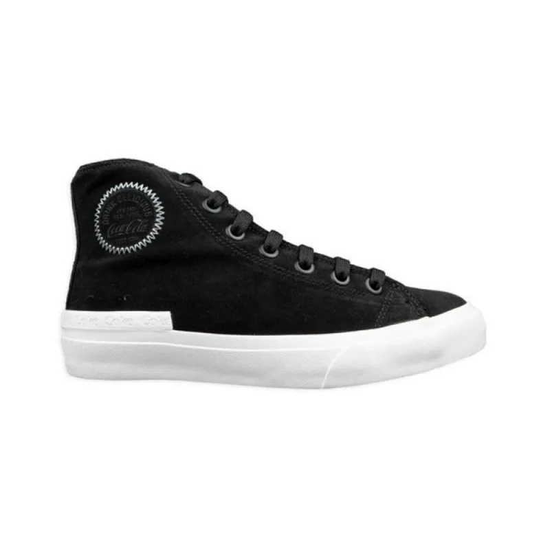 Tênis Coca-Cola Confortável Sunset Suede Hi Preto Feminino 40 38 / Preto - COCA COLA