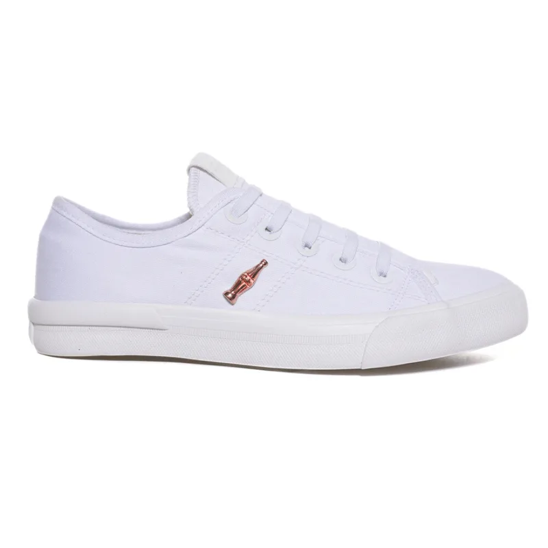 Tênis Casual Coca Cola Miami Feminino Branco BRANCO - 37
