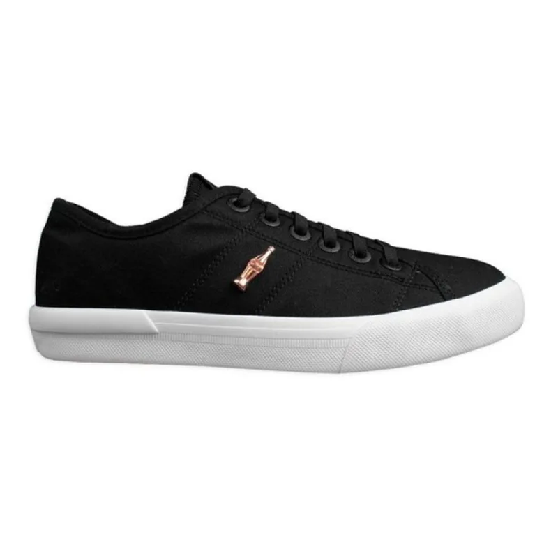 Tênis Coca-Cola Miami Slip Canvas Preto Feminino Confortável 40 39