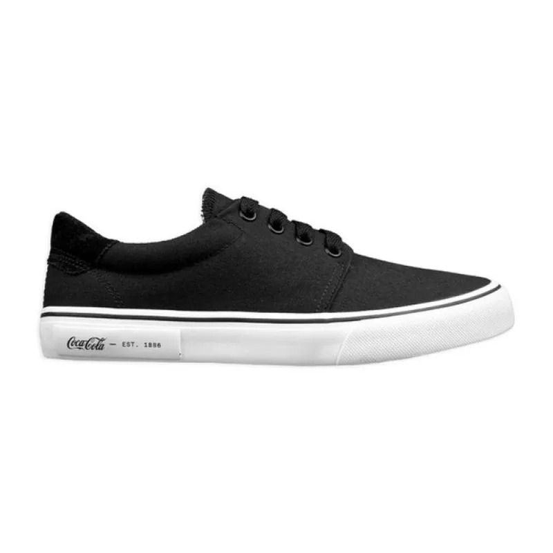 Tênis Coca Cola City Canvas Feminino Casual Básico Preto 43 39 / Preto