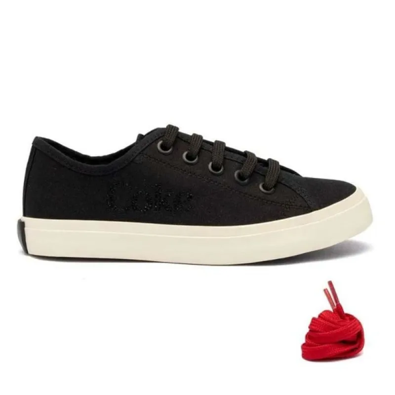 Tênis Coca-Cola Original Stream Glow Casual Preto Feminino 39 36